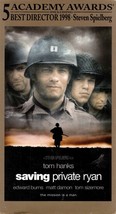 Saving Private Ryan [VHS 2002] 1998 Tom Hanks, Matt Damon, Vin Diesel - £0.90 GBP