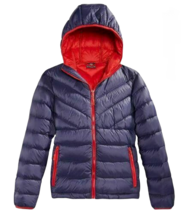 Weatherproof 32 Grados Niños Juventud Plegable Chaquetón Capucha, Azul, 4 - $35.62