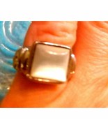 Beautiful~Moonstone Silver Ring Sz 6 - £13.24 GBP