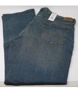 Levis Denizen 285 Jeans Men 42x32 Blue Relaxed Fit Dark Wash Straight Le... - $22.75