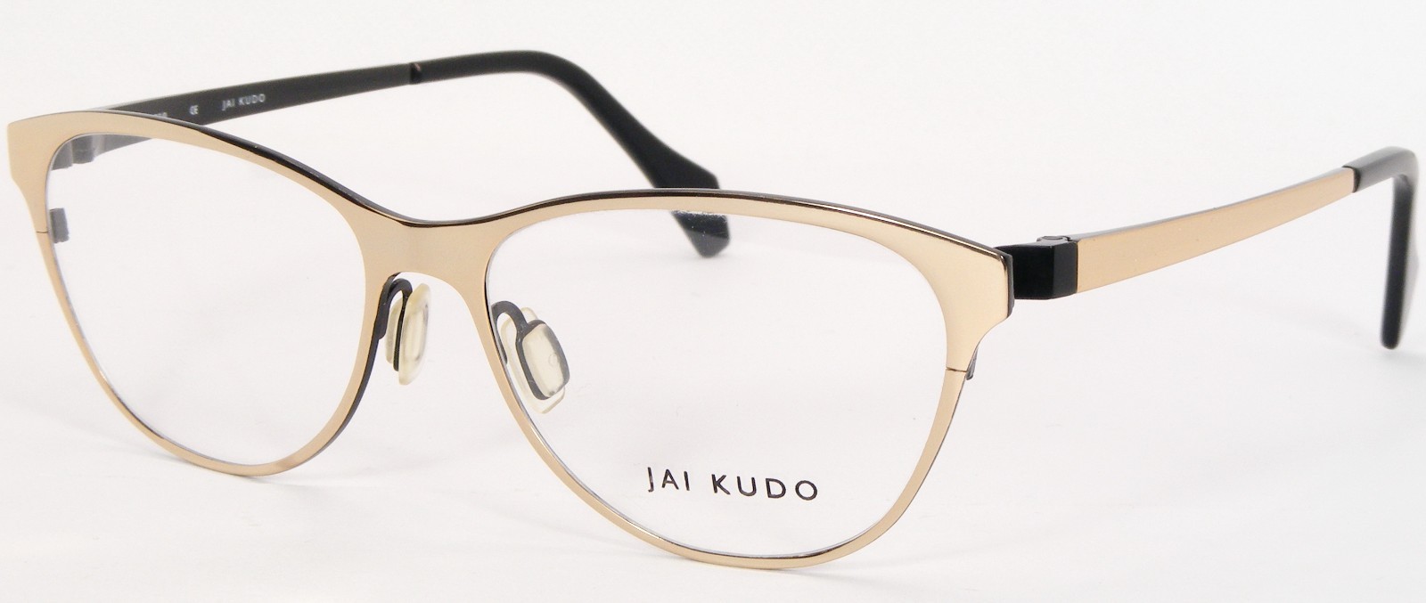 Jai Kudo 561 1383 M06 Oro/Negro Único Gafas Marco 51-14-135mm - $86.12