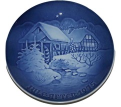 Bing & Grondahl B&G 1975 Christmas At The Old Water-Mill Collector Plate #9075 - £14.22 GBP