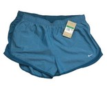 NEW Nike Dry Fit Women Lined Running 3&quot; Shorts XL Blue Draw String NWT - $14.80