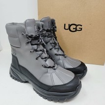 UGG Women&#39;s Boots Sz 8 M Waterproof Winter 1112330 Caribou Gray Black Yose - £88.70 GBP