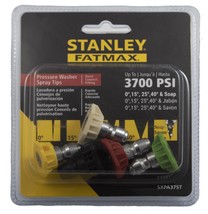 Stanley Fatmax Pressure Washer Spray Tips 3700 PSI - $28.95