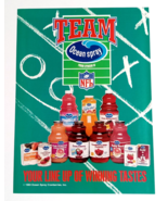 1993 Team Ocean Spray Cranberry Juice Football Vintage Magazine Cut Prin... - £7.85 GBP