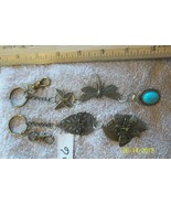 purse jewlrey bronze color keychain backpack filigree charms lot 06 lot ... - $7.59
