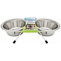 WESTMINSTER PET PRODUCTS 16 oz Stainless Steel Double Diner Bowl - $24.08