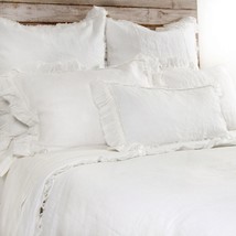 Pom Pom at Home Hilde Mathilde Ruffled Full queen Duvet Cover Ivory $563 - £176.45 GBP