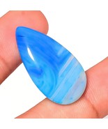 29.2 Carat Natural Banded Lace Agate Cabochon Loose Gemstone for Jewelry... - $12.28 CAD