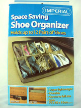 Imperial - Space Saving SHOE ORGANIZER - Holds up to 12 pairs - NIB! - £11.98 GBP