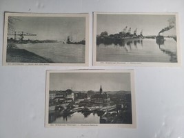 Vintage Postcards Lot Docks Port du Rhin, France Au Am Rhein, Germany St... - $13.09