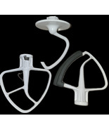 KitchenAid Attachments Set Of 3- Dough Hook, Flex Edge,  &amp; Pastry Beater... - $666.38 MXN