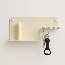 IKEA HAVREKROSS Beige Wall Organizer w/ Hooks 9&quot; x 5&quot; New 005.694.12 - $13.85