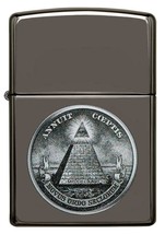 Zippo Lighter - Dollar Design Black Ice - 49395 - $30.56