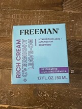 FREEMAN RICH CREAM/OVERNIGHT LEAVE-ON-RENEWING/RESTORATIVE MOISTURE FORMULA - €8,44 EUR