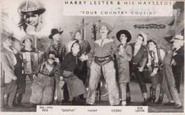 Harry Lester &amp; His Hayseeds in Your Country Cousins Hand Signed Western Photo - £15.79 GBP