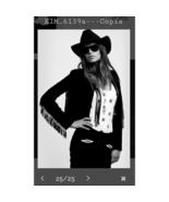 AS65 Black Suede Fringe Moto Jacket Italy NWT 70s Western Rock Glam Small - €2.123,50 EUR