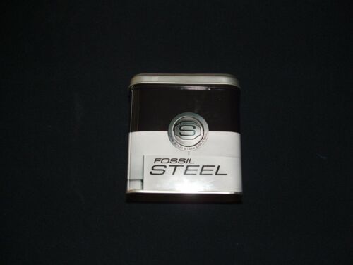 collectible 1997 fossil watch  steel empty box - $11.88
