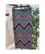 Bisou Bisou Women Multicolor Rayon Pencil &amp; Straight Casual Maxi Skirt S... - $454.01 MXN