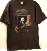 STEVIE NICKS Tour 2005 Leather and Lace Double Sided Concert Brown T-Shi... - £87.65 GBP