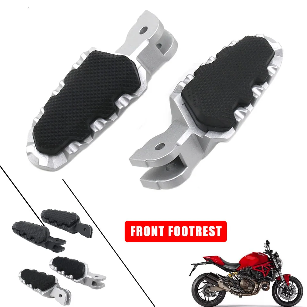 Motorcycle Front Footrest Foot Rests For Ducati Hypermotard 821 Multistr... - $39.41+