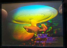 Star Trek The Next Generation Enterprise Paperweight Starship Space Hologram NOS - £12.12 GBP