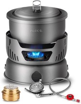 Alocs Camping Cookware, Lightweight Ten Pc\. Camping Pots And Pans, And Hiking. - £93.51 GBP