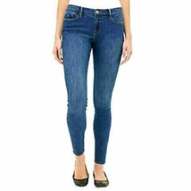 Tommy Hilfiger Womens Mid Rise Skinny Stretch Bright Blue Jeans Size 6 - £20.56 GBP