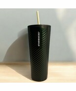 2022 Starbucks Christmas Metallic Dark Green ‘Forest Textured’ Spiral SS... - $34.82 CAD