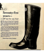 1922 United States Rubber Company Boots XL Advertisement Footwear 14 x 1... - £14.61 GBP