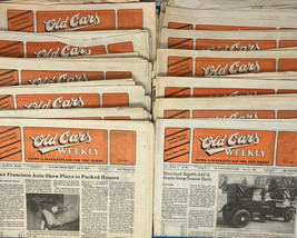 1987, Lot of 17 OLD CARS WEEKLY NEWS &amp; MARKETPLACE, 90 Years of Oldsmobile - $35.96