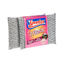 Spontex Brilliant Dish Scourer 2 Flash - 2 ct - Made in Spain FREE SHIPPING - £9.39 GBP