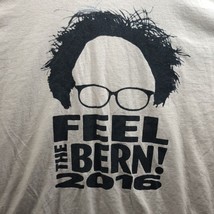Bernie Sanders Feel The Been 2016 White T-shirt Size 2XL Democrat Political - £7.55 GBP