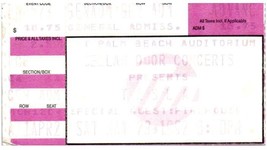 Tesla Firehouse Ticket Stub May 23 1992 West Palm Beach Florida - £31.17 GBP