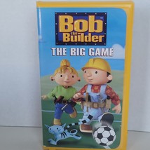 Bob the Builder The Big Game VHS Clamshell Case Animated Kids Cartoon Sh... - $14.35