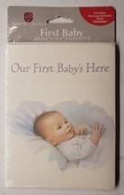 American Greetings First Baby Announcements Baby&#39;s Here 8 Cards &amp; Envelopes - $7.91