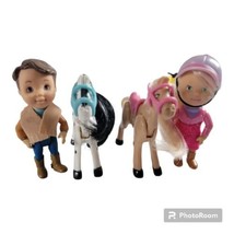 Miss Party Surprise Lot 20 + Pcs Playset Horses Girl Boy Dolls Accessories VTG - £12.36 GBP