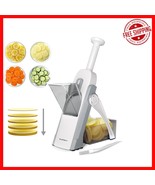 Safe Adjustable Mandoline Slicer for Effortless Vegetable &amp; Fruit Cutting - €35,20 EUR