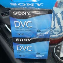 4 Sealed SONY DVC Mini-DV 60 Minute Blank Tapes Digital Video Cassettes ... - $29.45