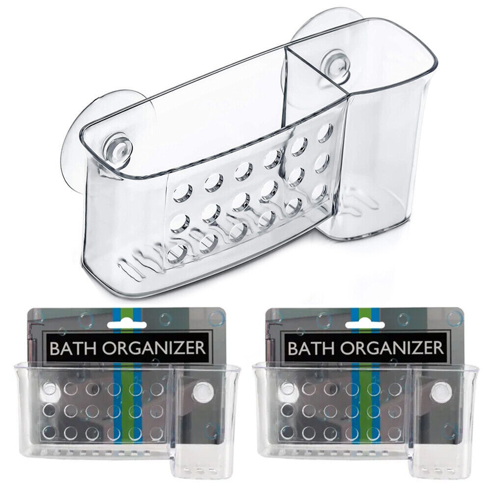 Primary image for 2 Bath Organizer Shower Caddy Bathroom Storage Basket Soap Holder Suction Cups