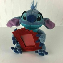 Disney Store Stitch Gift Card Holder or Picture Frame 8&quot; Plush Stuffed - £15.01 GBP