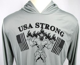 Fitness Activewear Lightweight Long Sleeve Hooded  UPF 50+ Shirt  Mens X... - $35.00