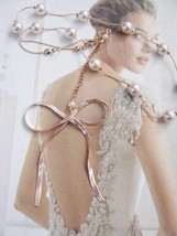 Rose Gold illusion Pearl Wedding Necklace Bridal Necklace - Bridal Jewelry - Wed - £26.89 GBP