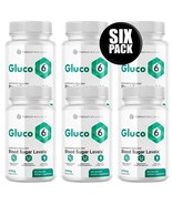 6- PACK-Gluco 6 Supplement For Blood Sugar Support - $128.65