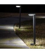 Set of 2 - Modern Outdoor Solar Light White LED Path Outdoor Yard Lighting - $3,192.95 MXN