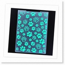 Embossed Pet Paw Prints Plastic Folder for Card Making &amp; Scrapbooking - ... - £16.84 GBP