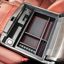 Tacobro Center Console Organizer Compatible With 2014-2018 Gmc Sierra 1500, Red - $33.99