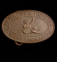 Antique Tiffany Belt Buckle - Sicily Cherubs - mothers fathers - Italian - siedl - $385.00