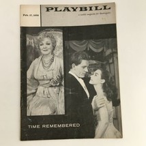 1958 Playbill Morosco Theatre Presents Richard Burton in Time Remembered - £11.10 GBP